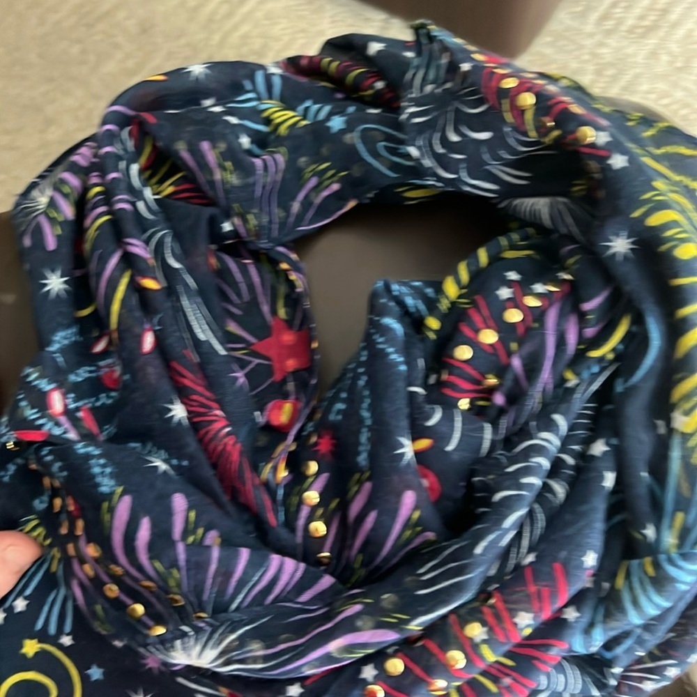 Forth of July, cotton scarf